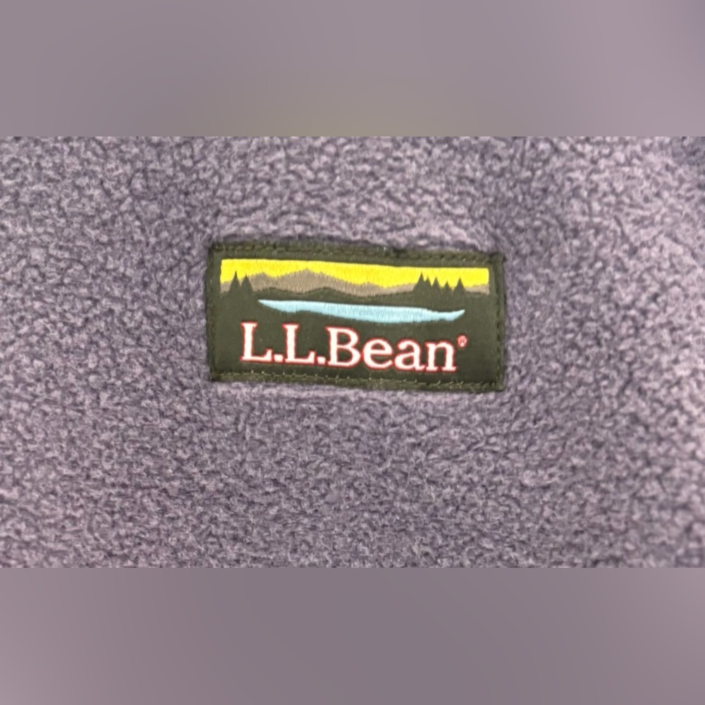 L.L. Bean Lavender Fleece Vest XXL - Picture 2 of 6